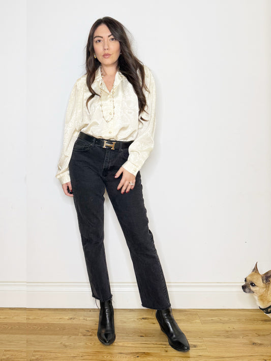 Camicia in tessuto Jacquard