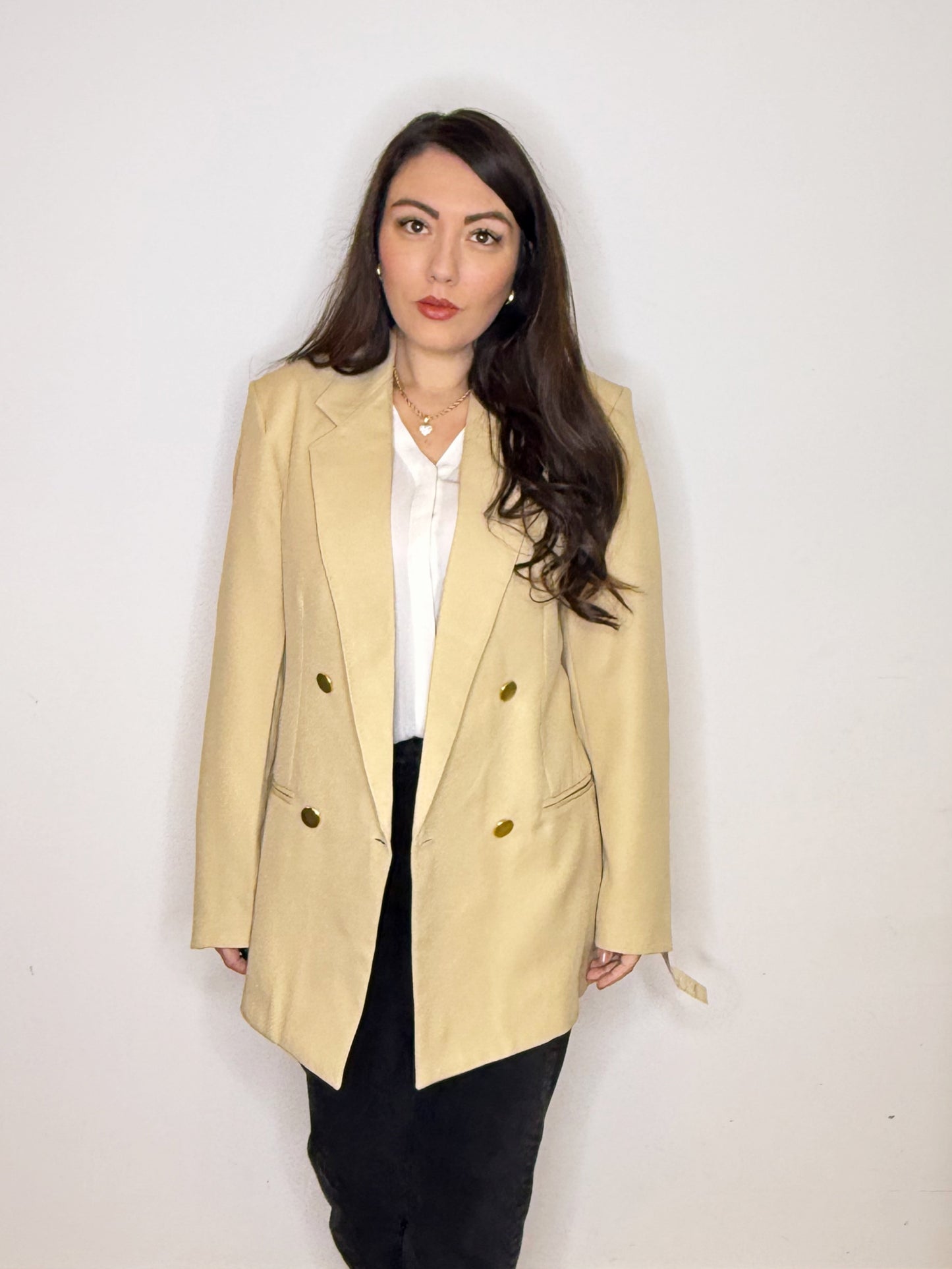Giacca in gabardine di cotone