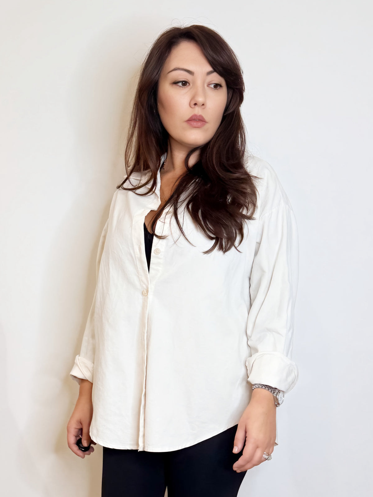 Camicia over in velluto