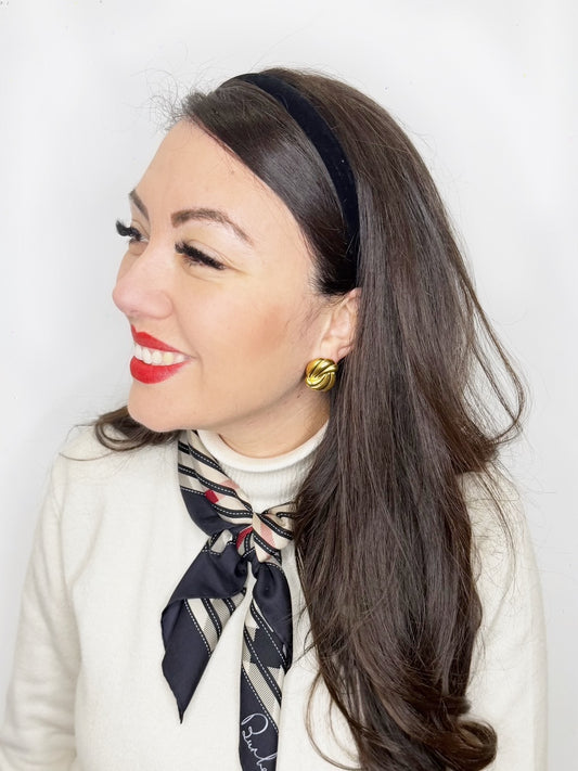 Orecchini stile Vintage placcati in oro 18k