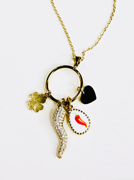 Collana charme della fortuna
