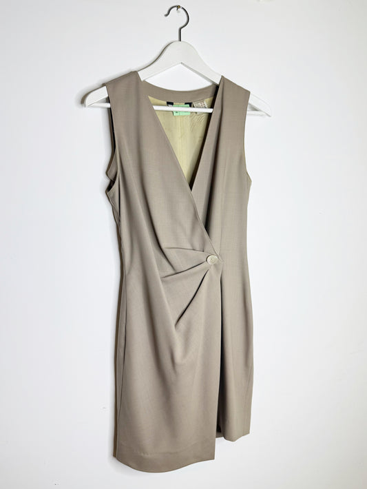 Tubino in fresco lana beige