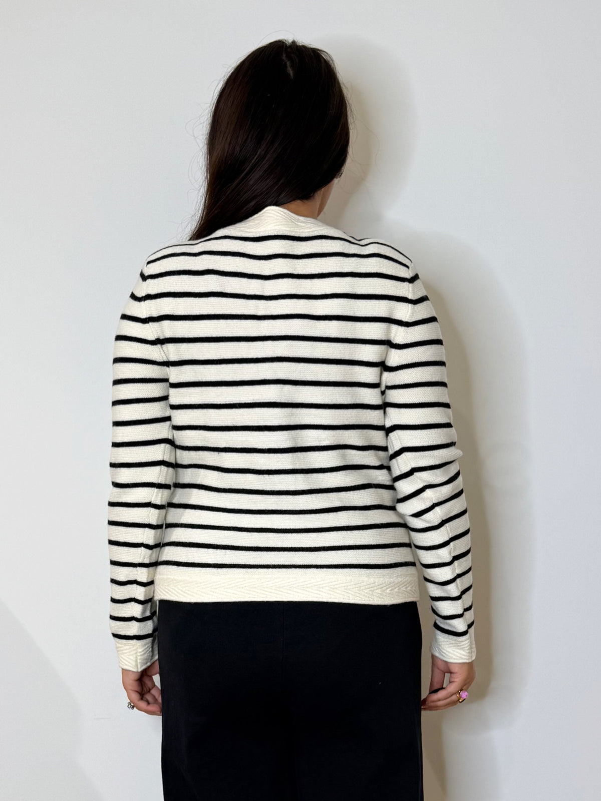Cardigan a righe