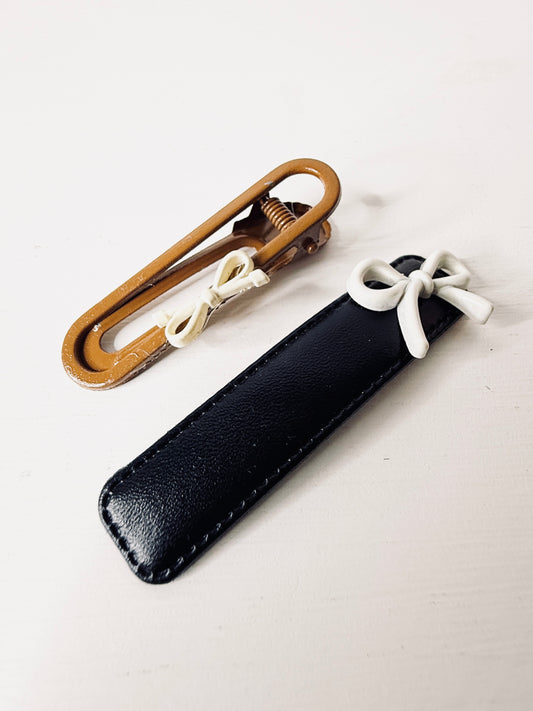 Set di 2 fermagli per capelli