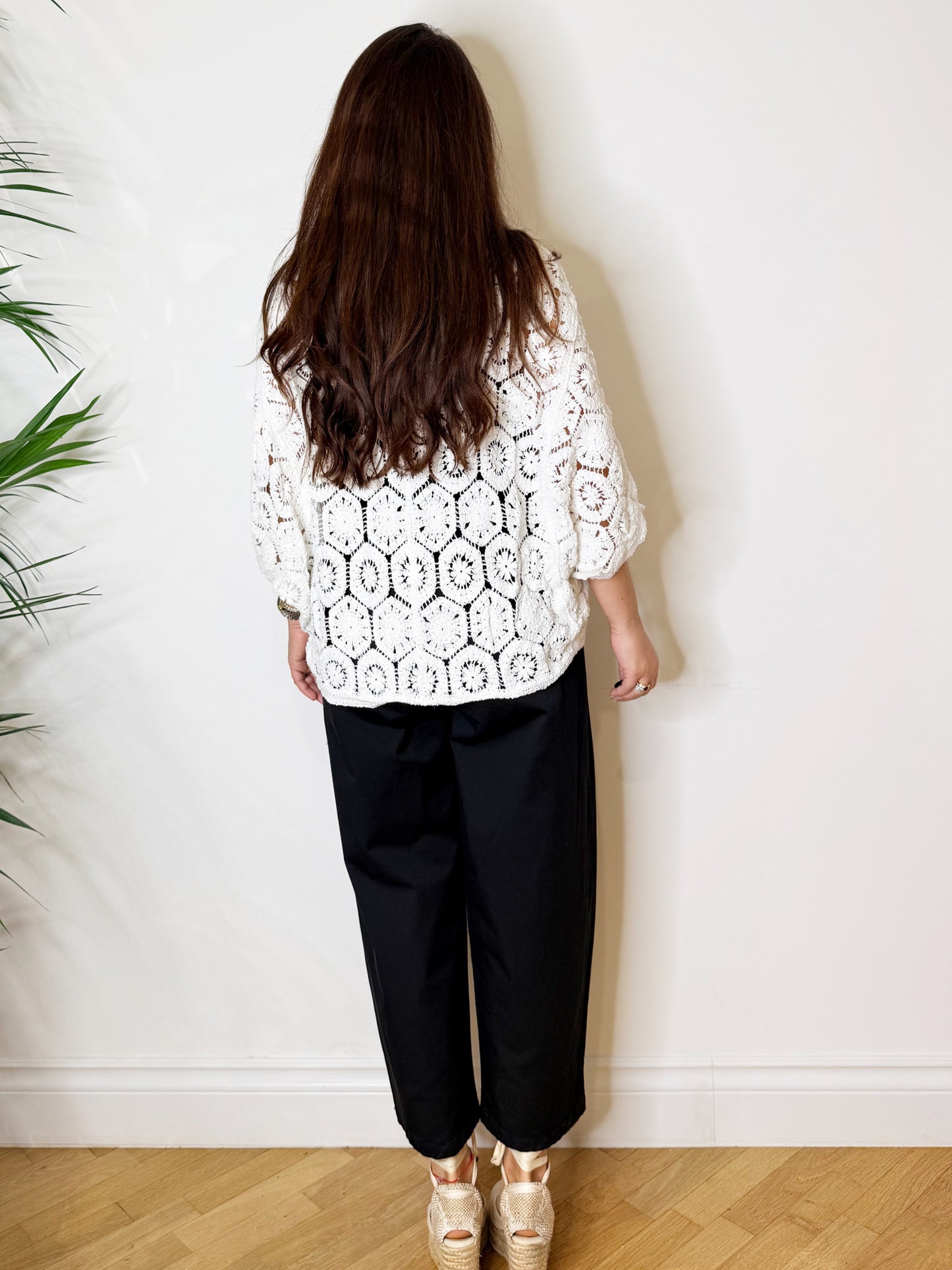 Cardigan lavorato 100% cotone