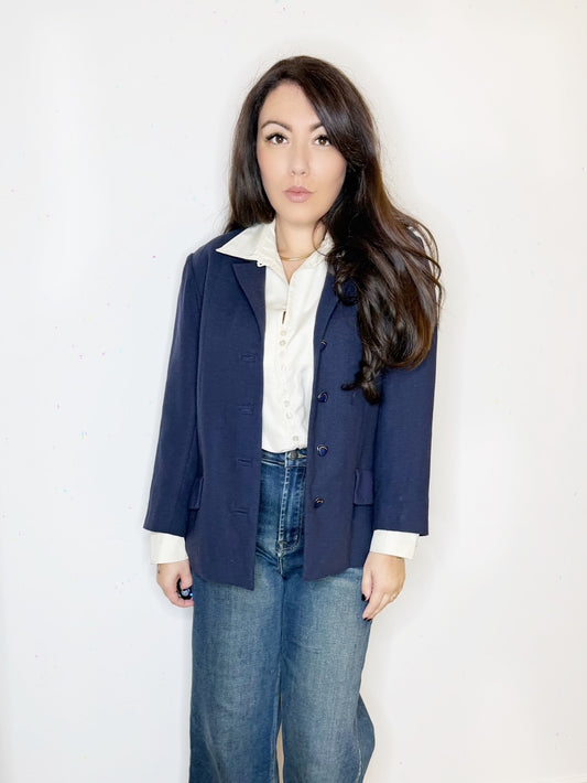 Giacca foderata blu notte