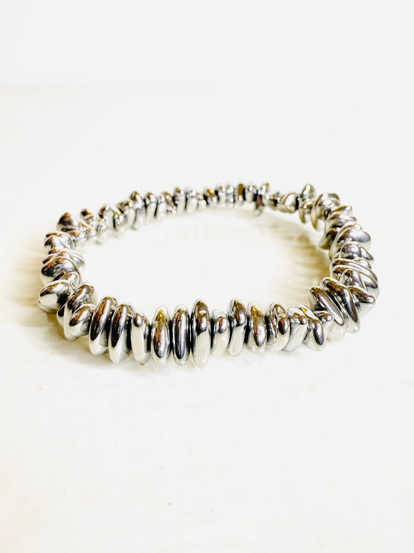 Bracciale sassi big in ematite