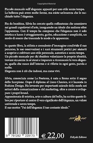 LIBRO ELOGIO ALL'ELEGANZA