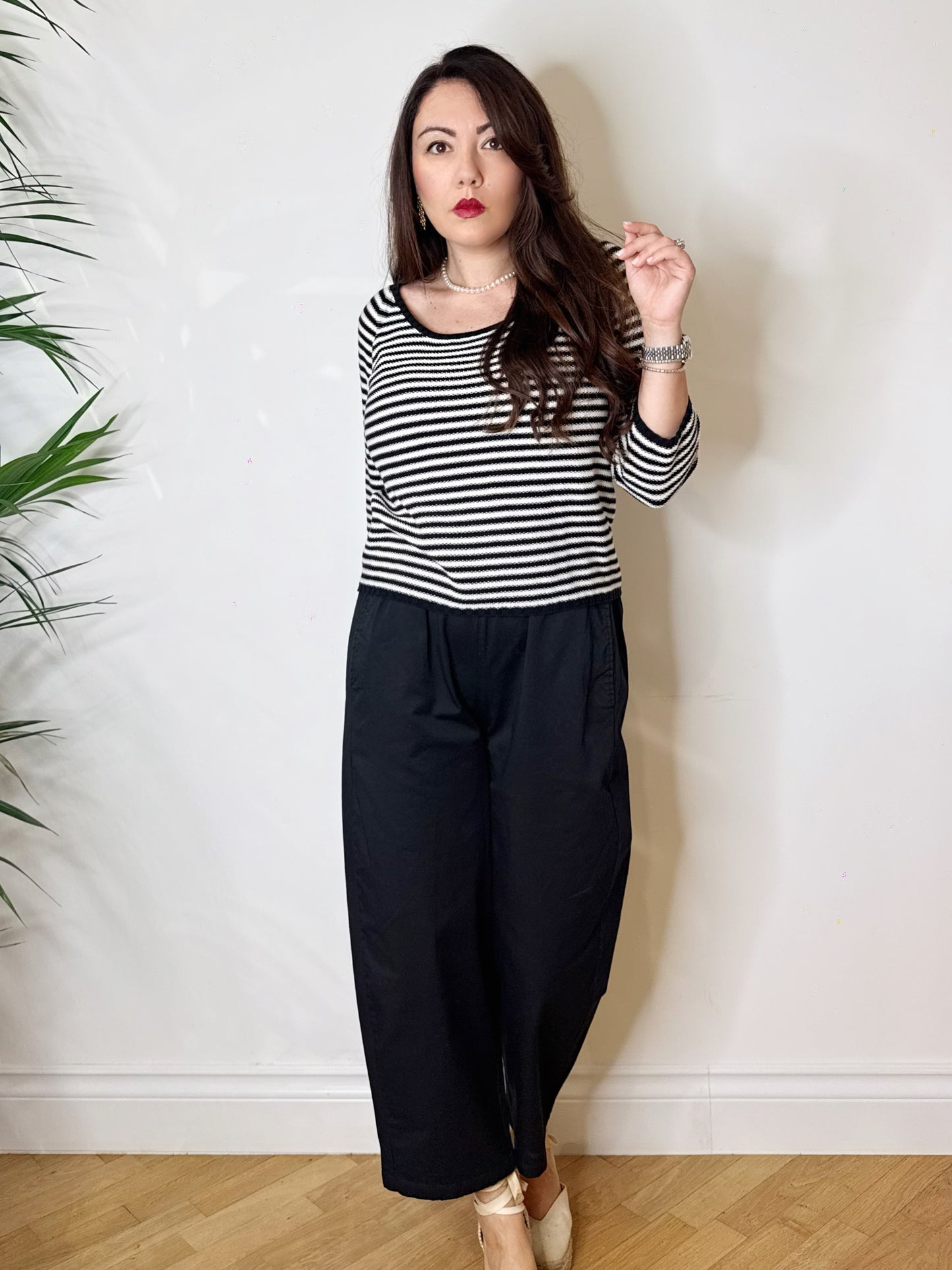 Pantalone gamba dritta 100% cotone