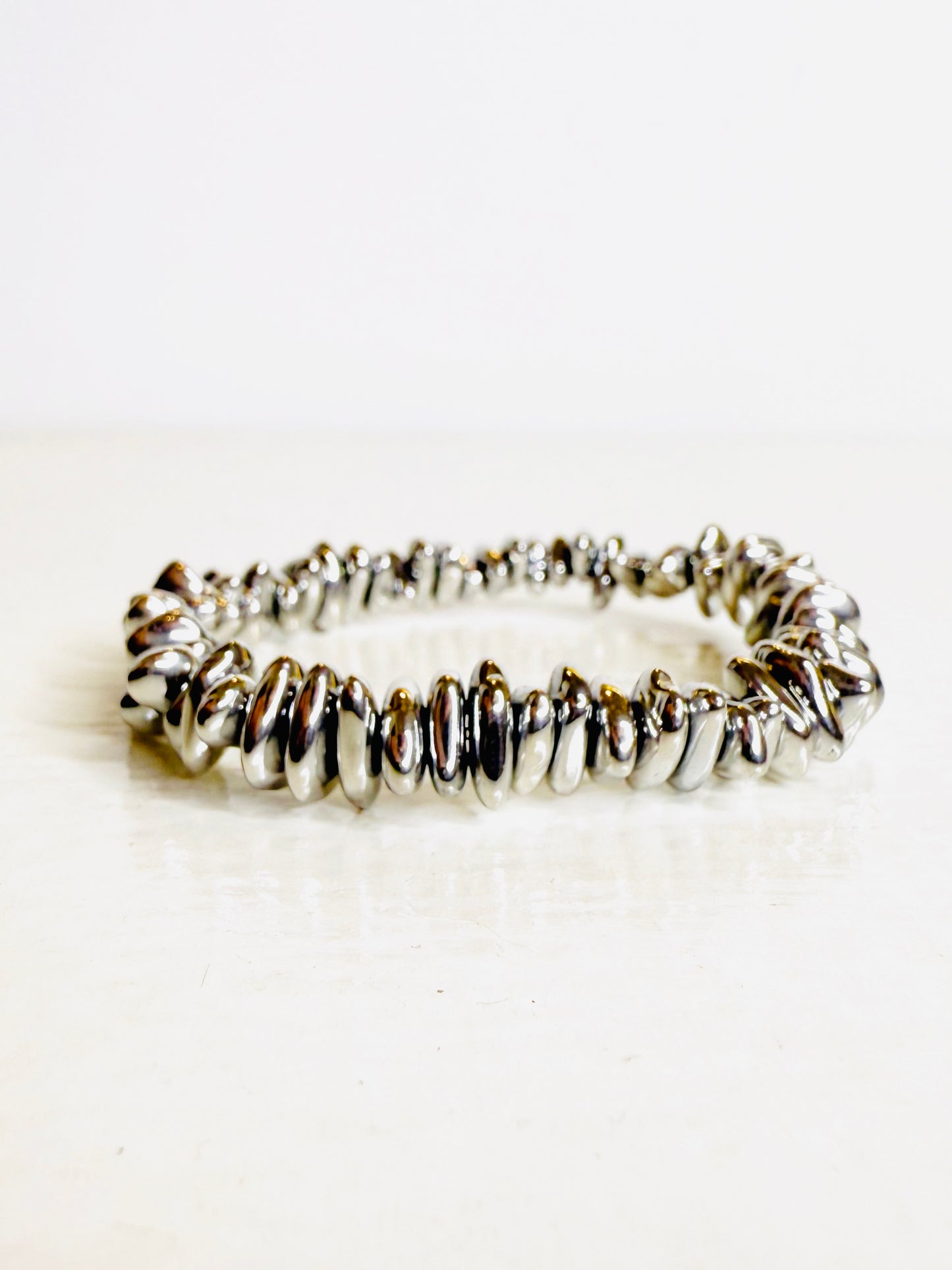 Bracciale sassi big in ematite
