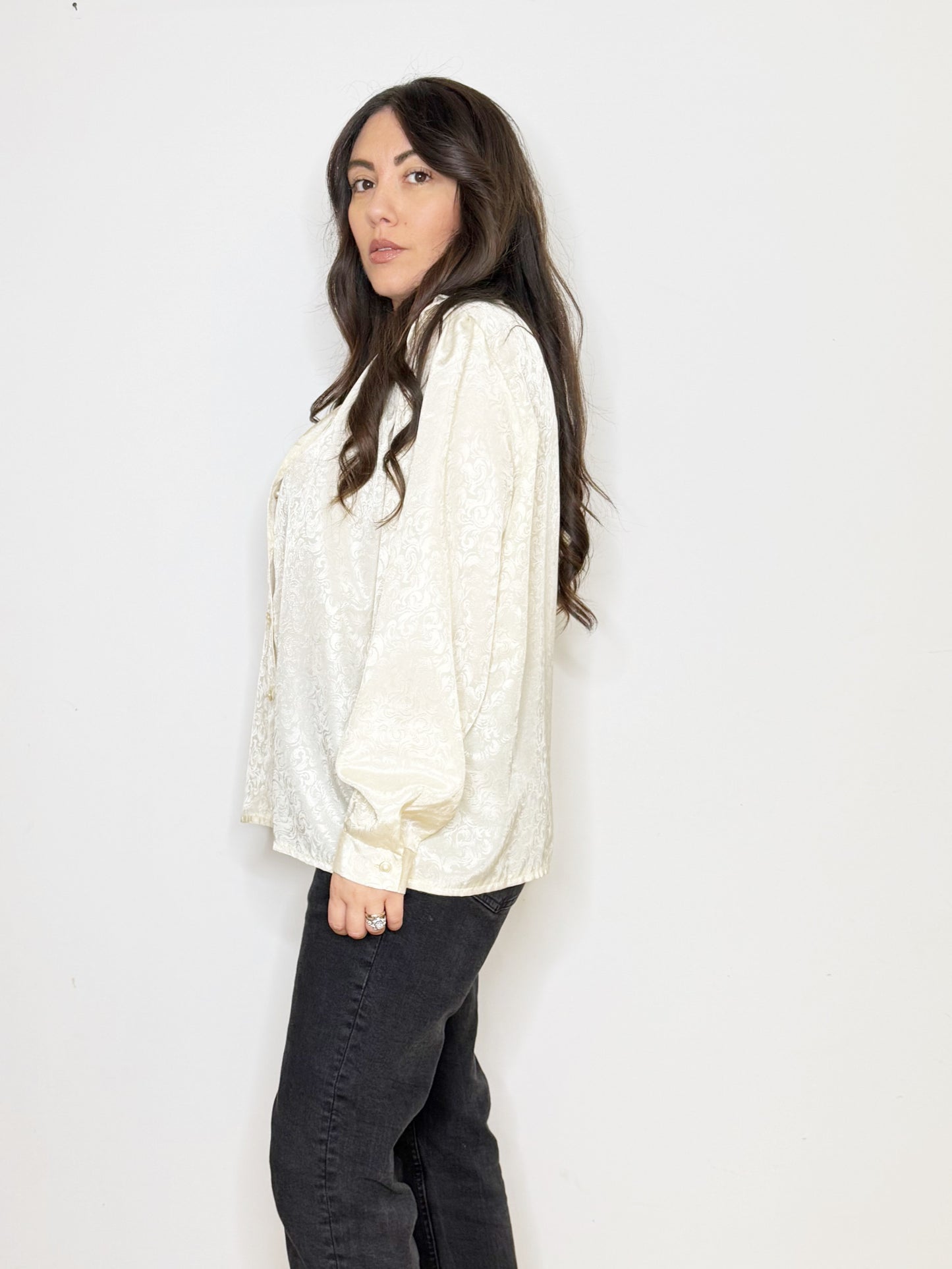 Camicia in tessuto Jacquard