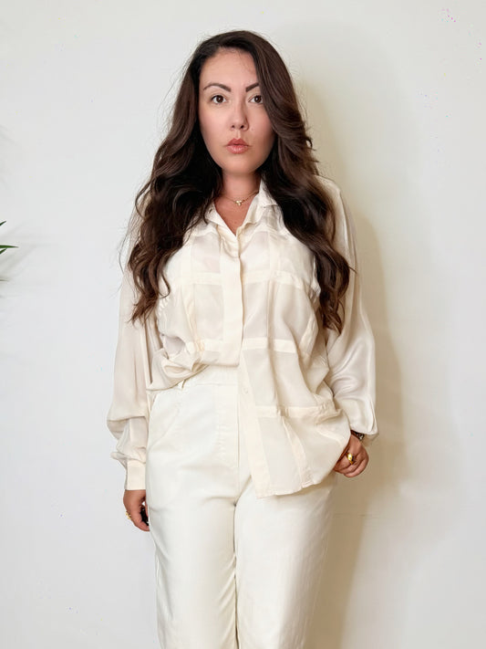 Camicia Vintage in 100% seta