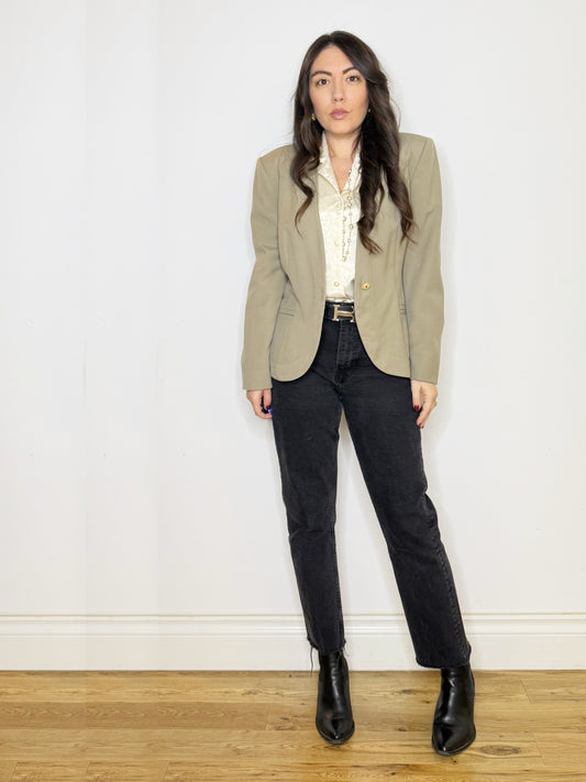 Giacca corta tortora