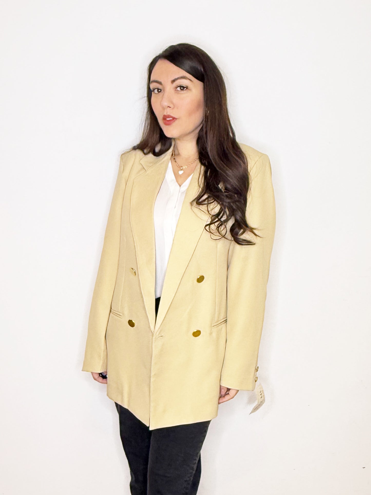 Giacca in gabardine di cotone