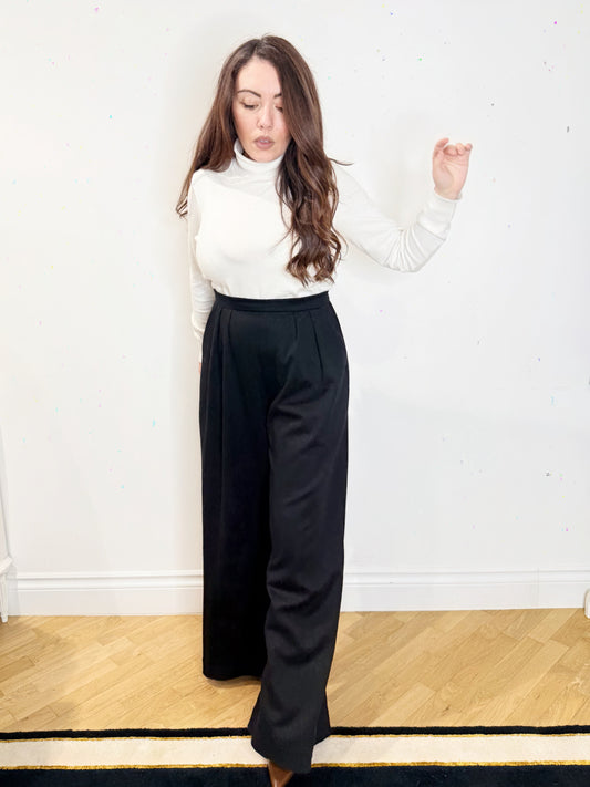 Pantalone sartoriale in damascato