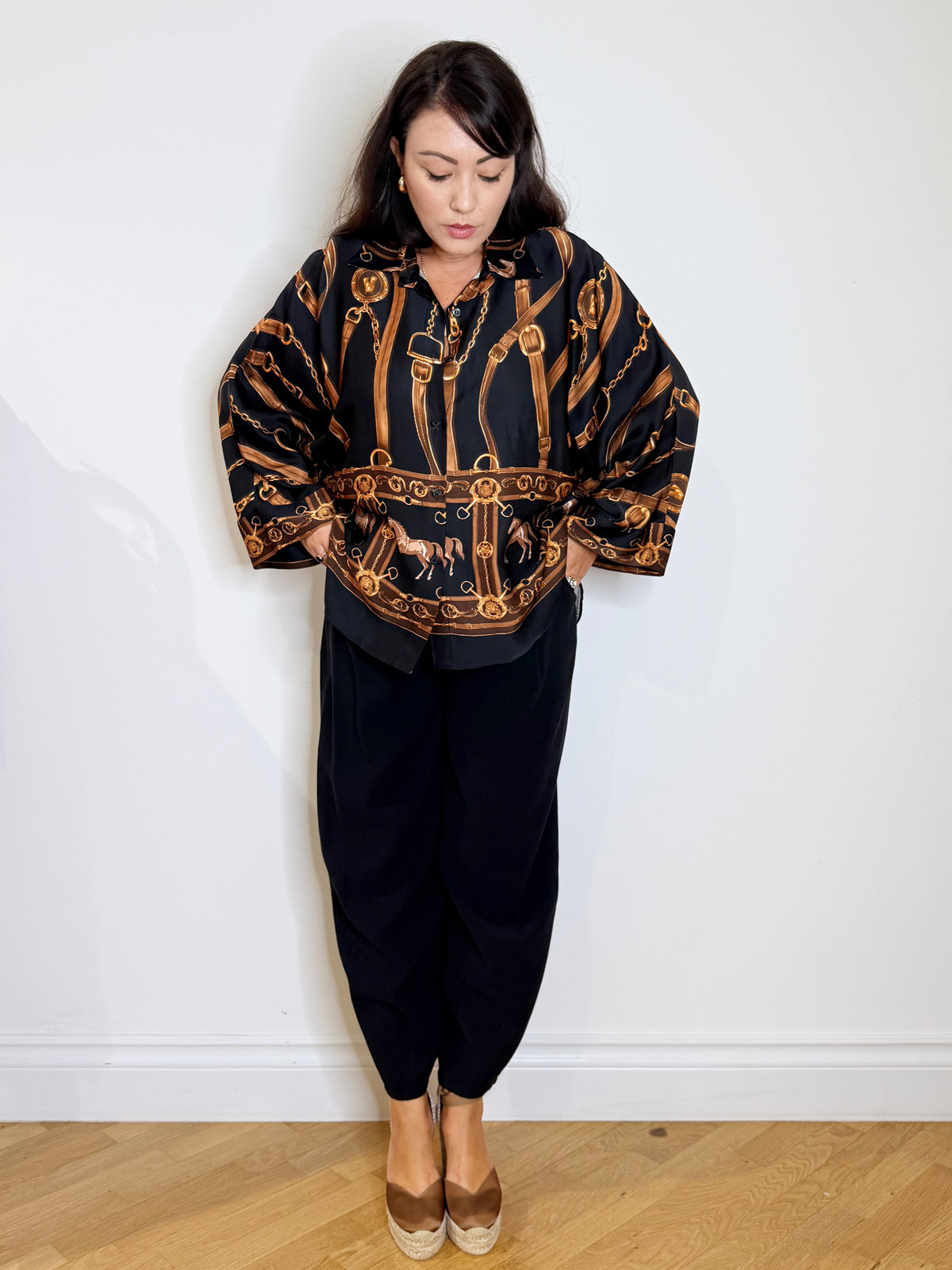Pantalone nero carrots