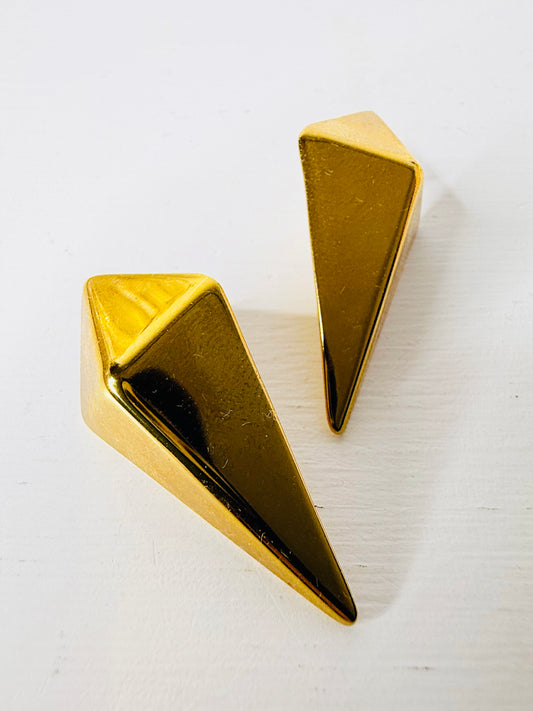 Orecchini rombi gold