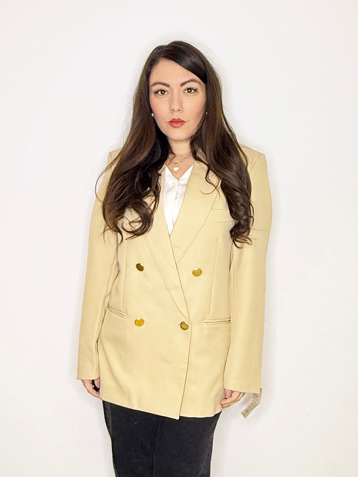 Giacca in gabardine di cotone