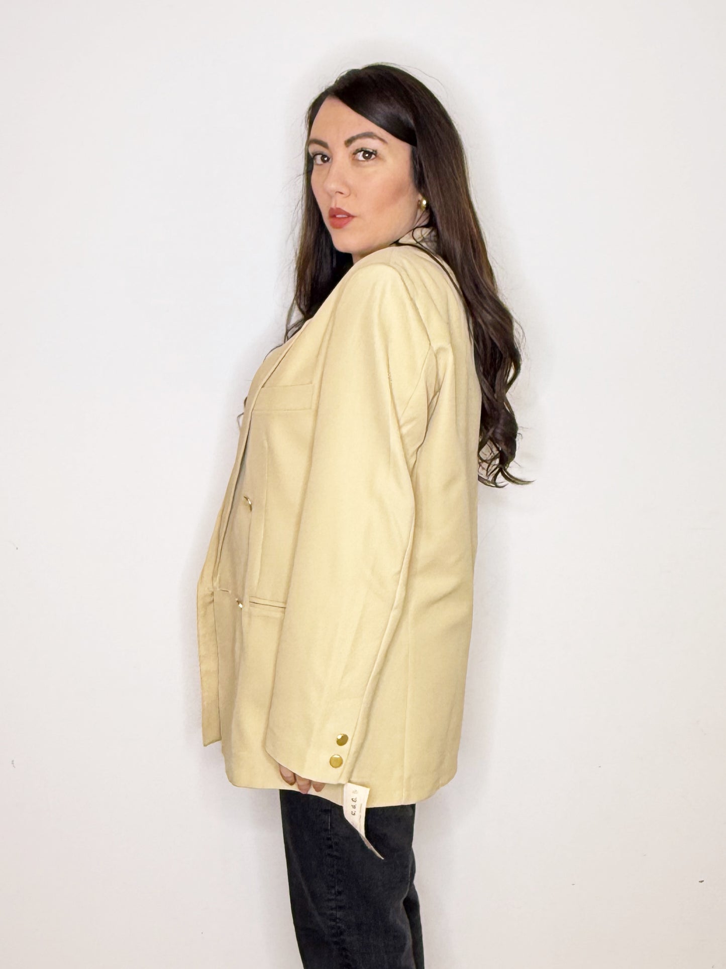Giacca in gabardine di cotone