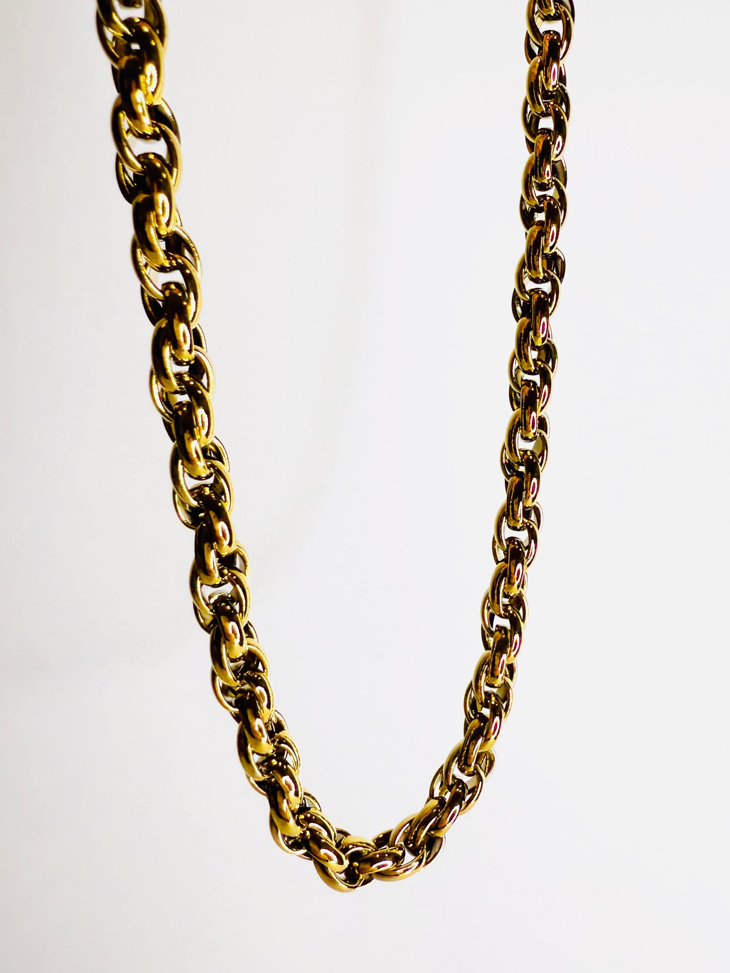 Collana in maglia oro