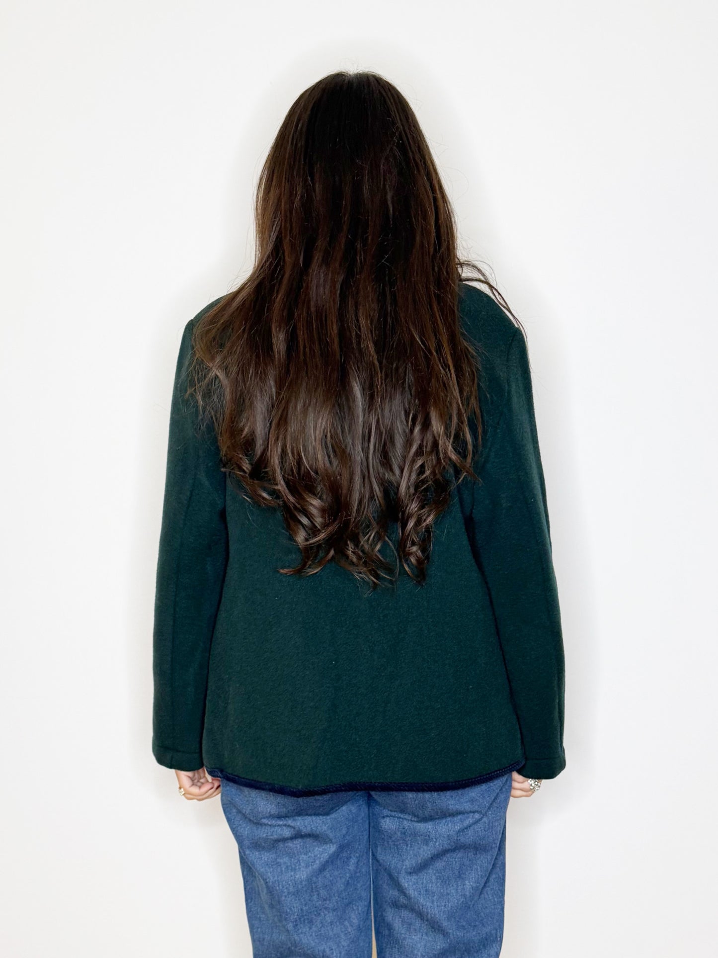 Giacca in lana doppio colore