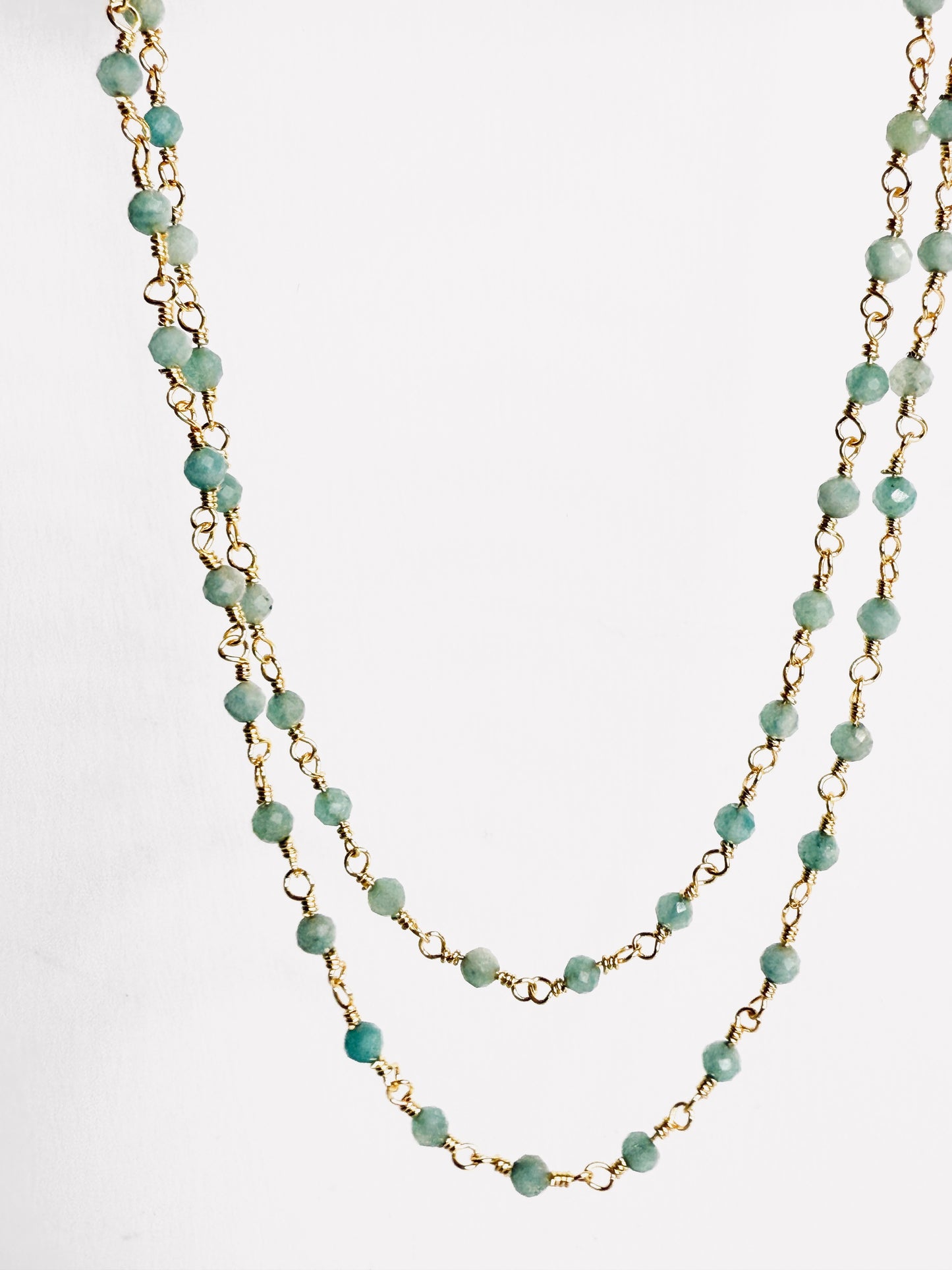 Collana con amazzoniti