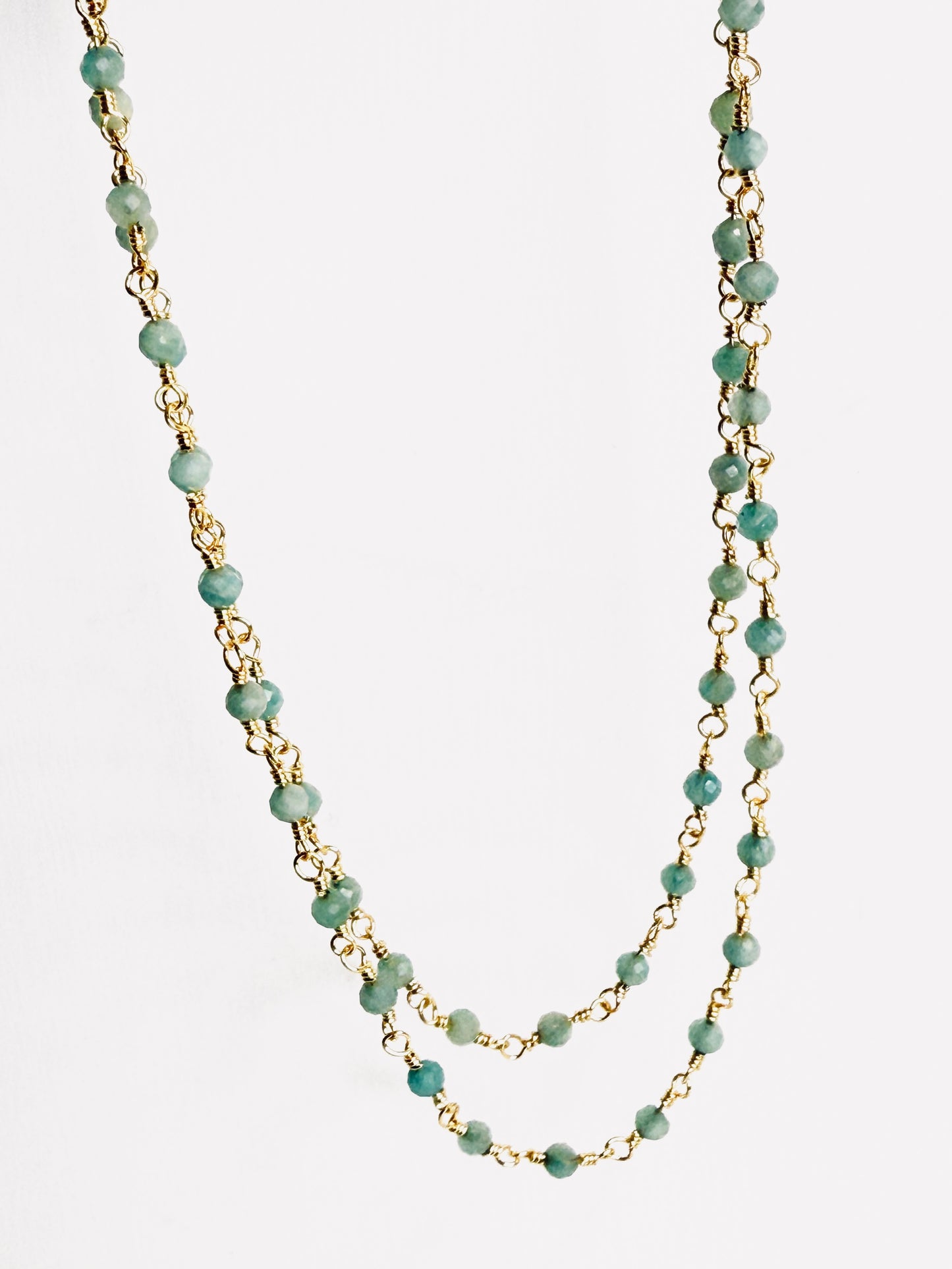 Collana con amazzoniti