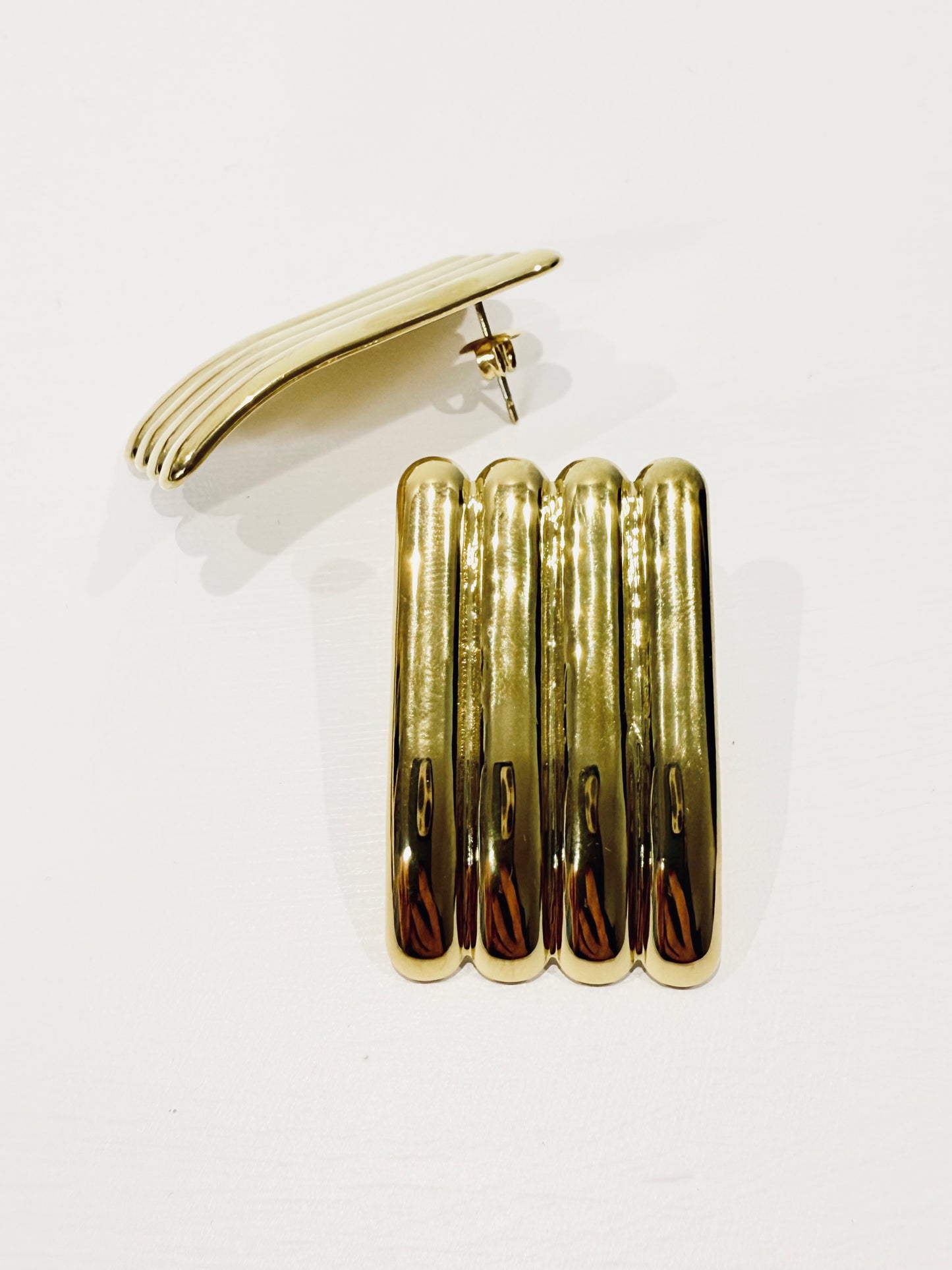 Orecchini Column in gold