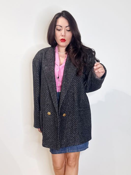 Cappottino anni 80 filo lurex