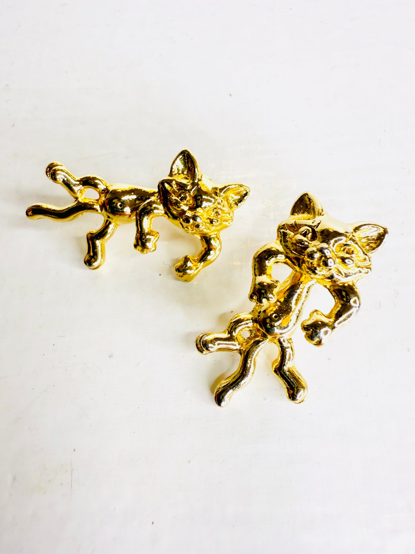 Orecchini gatto vintage