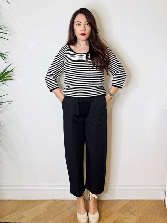 Pantalone gamba dritta 100% cotone