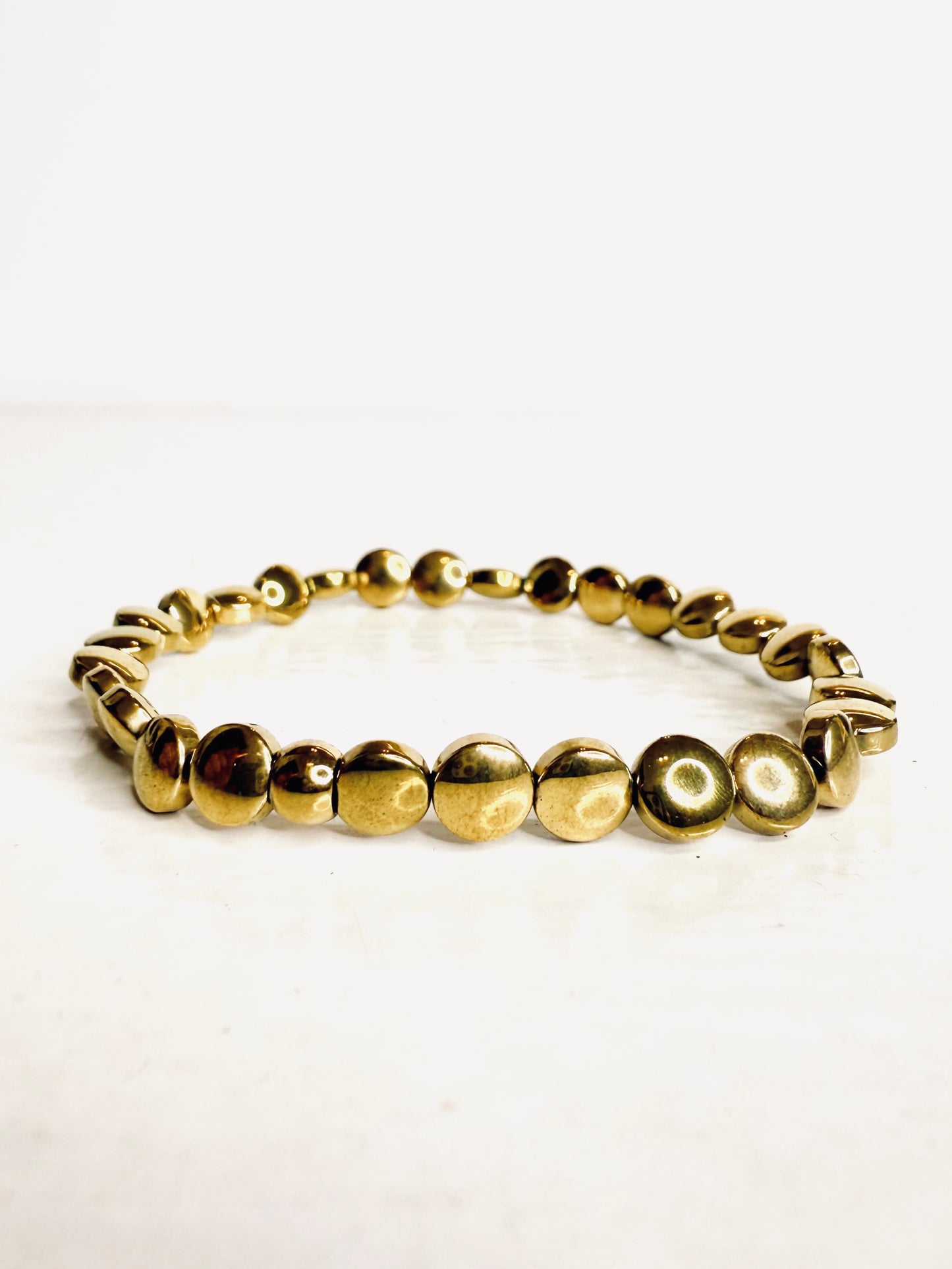 Bracciale ematite gold