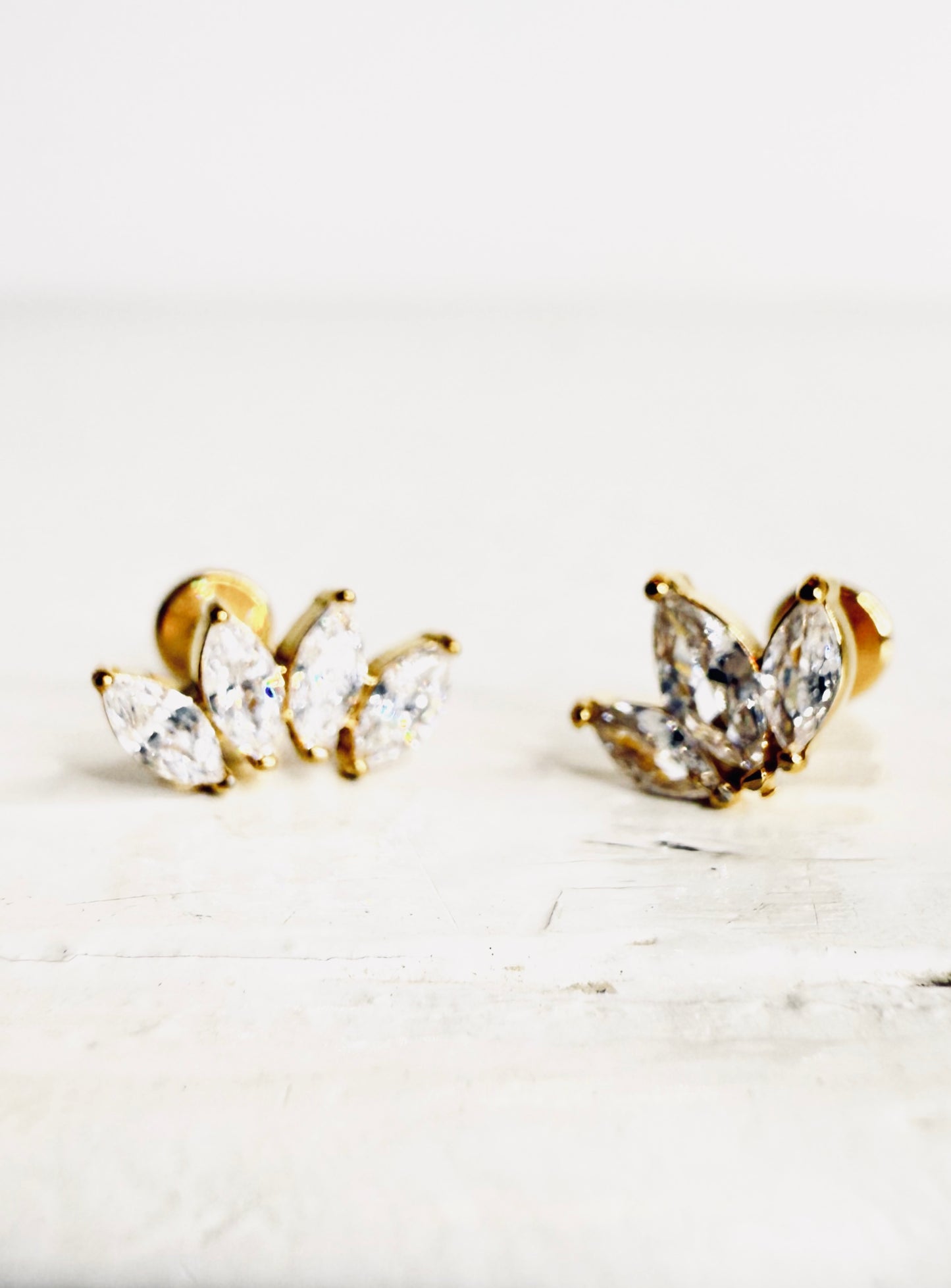 Orecchini helix strass