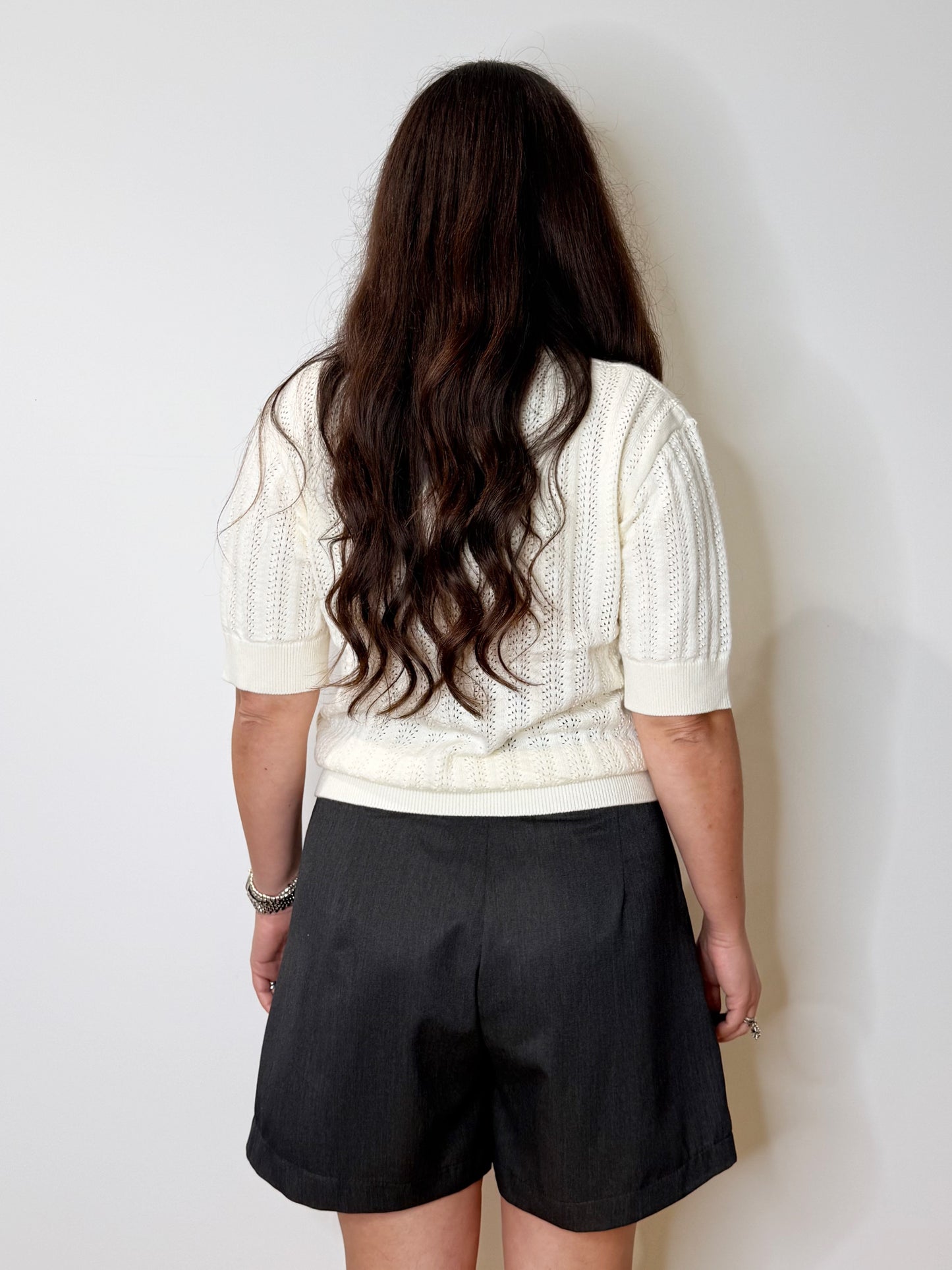 Polo in 100% cotone panna