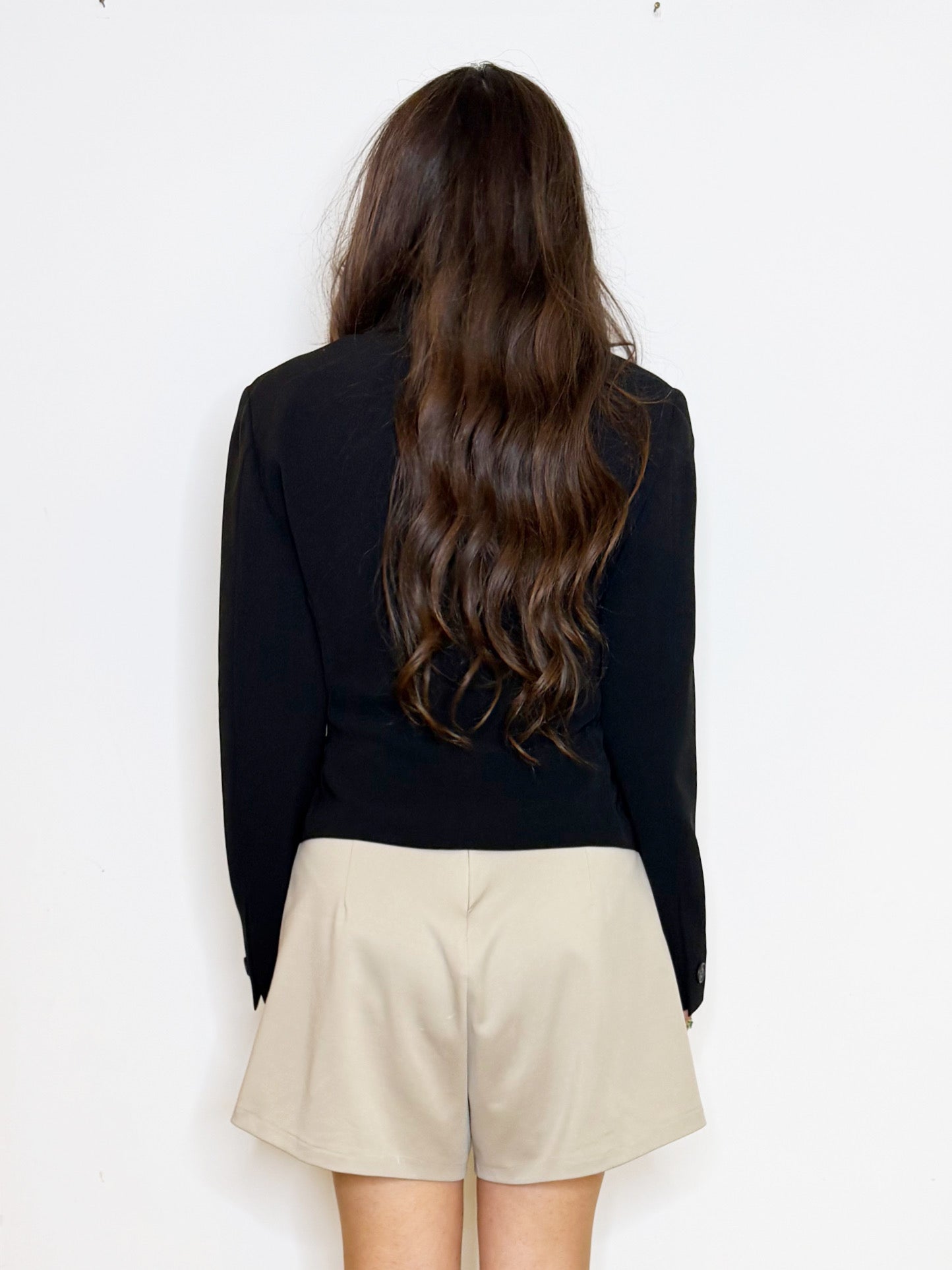 Giacca nera con fiocco Max Mara