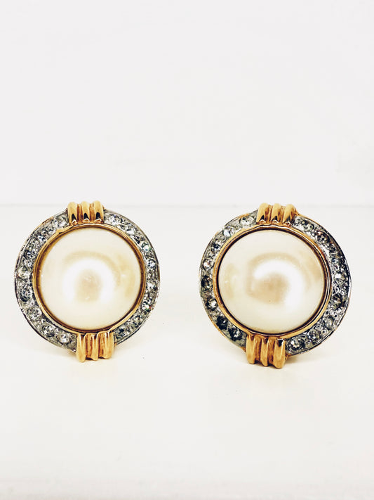 Orecchini bottoni vintage