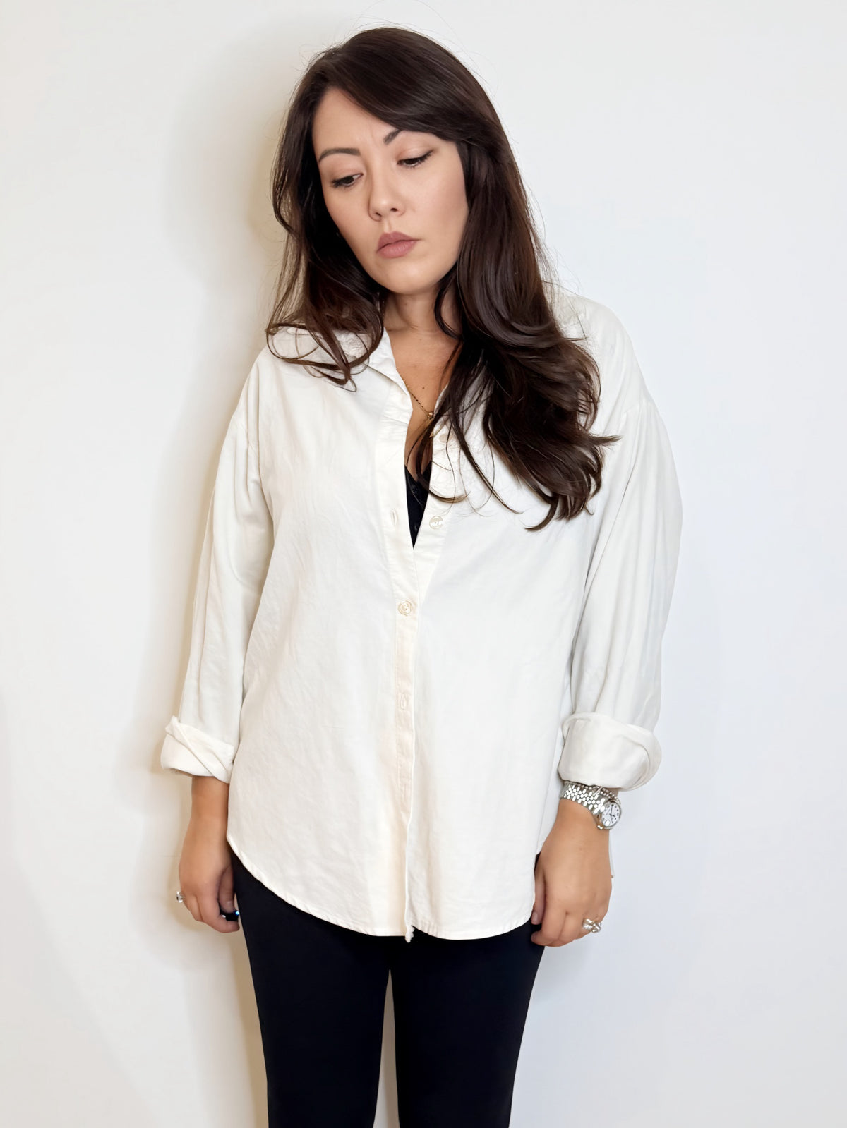 Camicia over in velluto