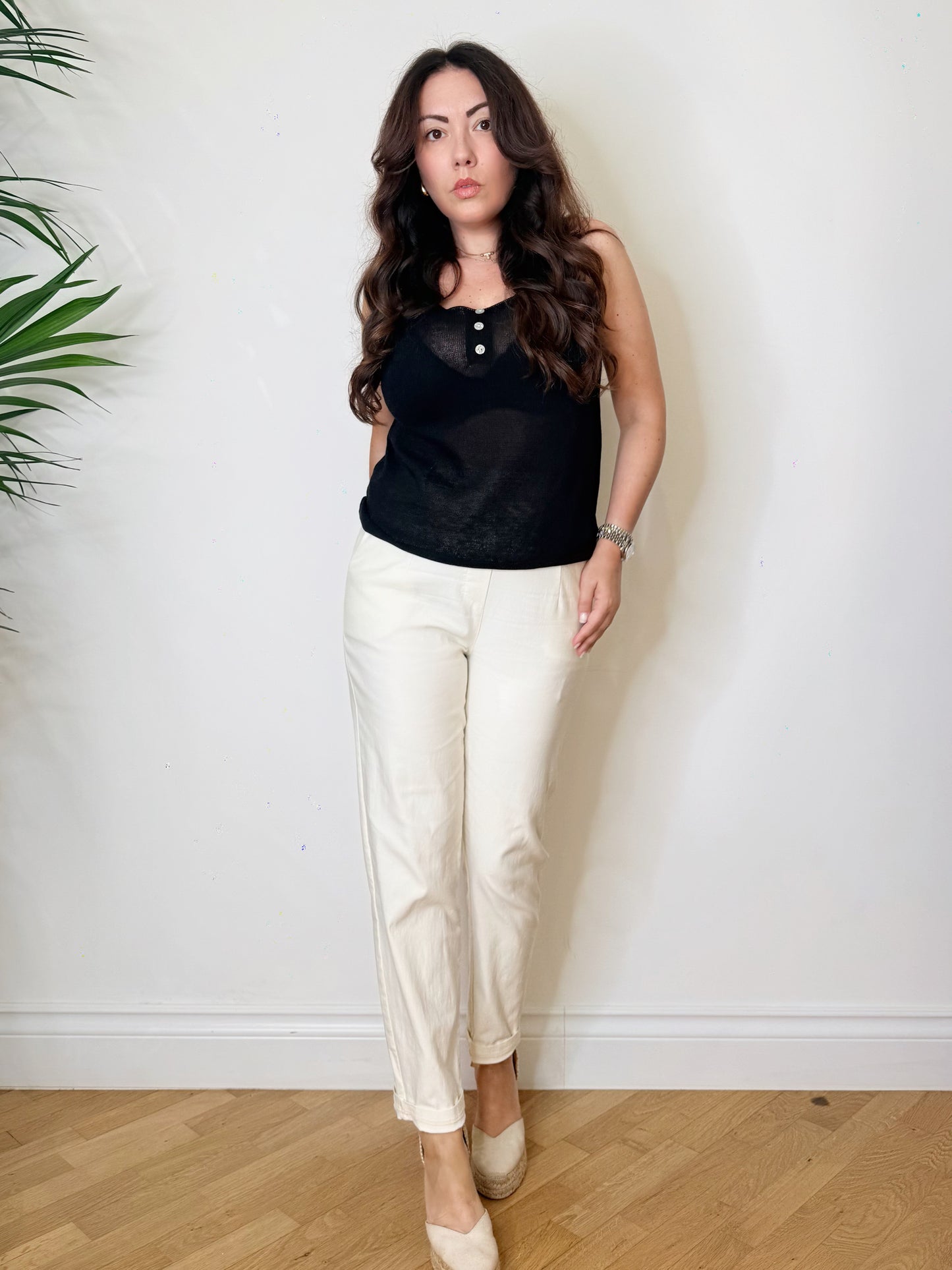 Pantalone Chino panna
