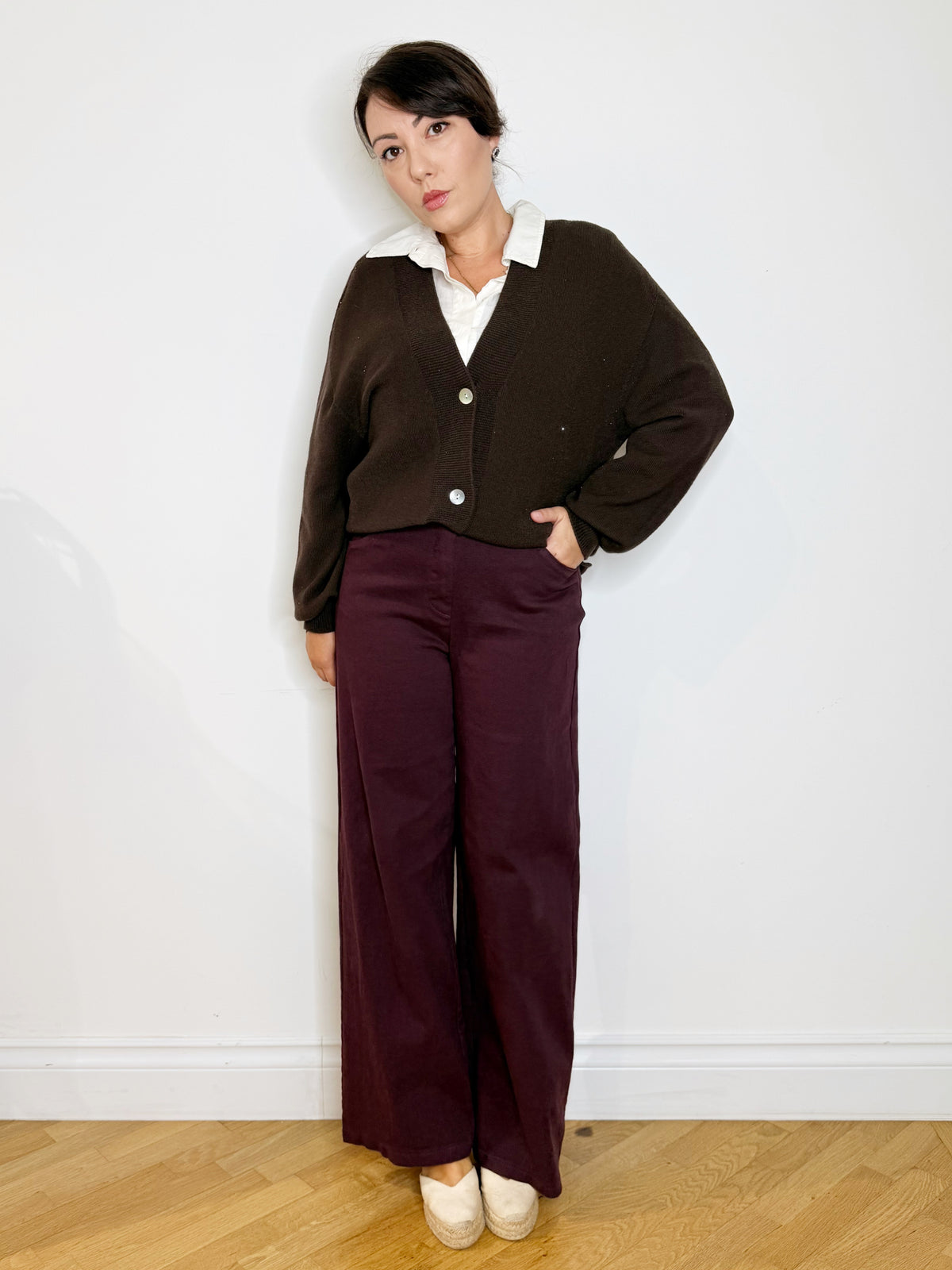 Cardigan testa di moro