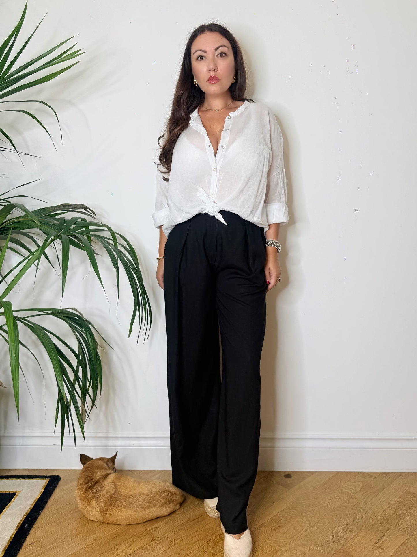 Pantalone sartoriale nero