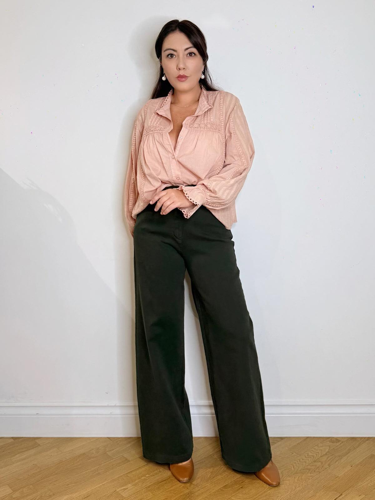 Camicia pastello 100%cotone