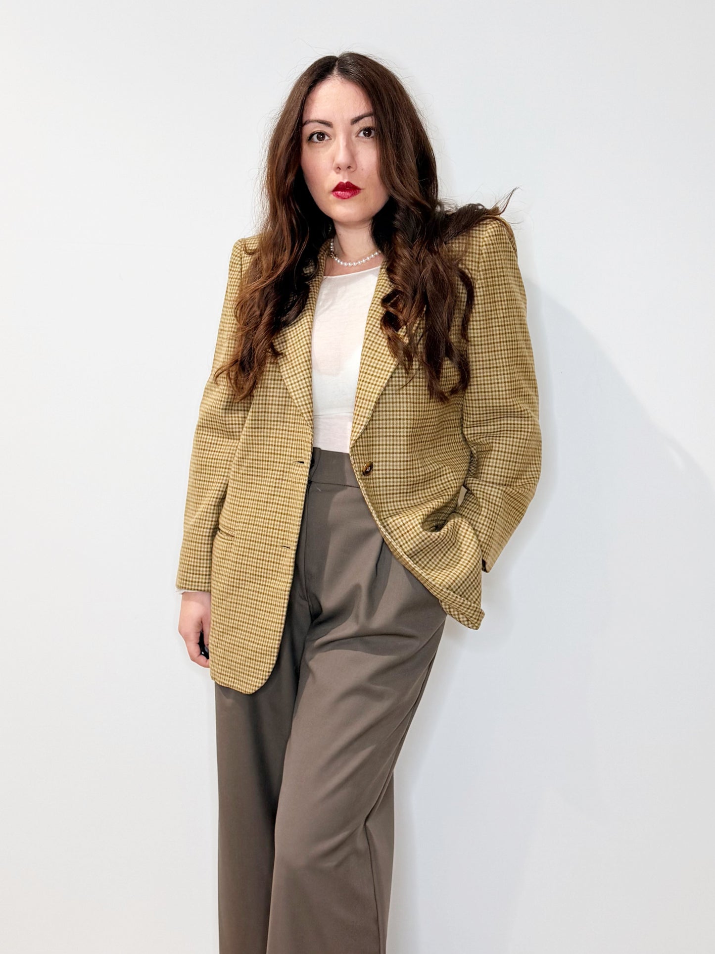 Giacca vintage in pura lana