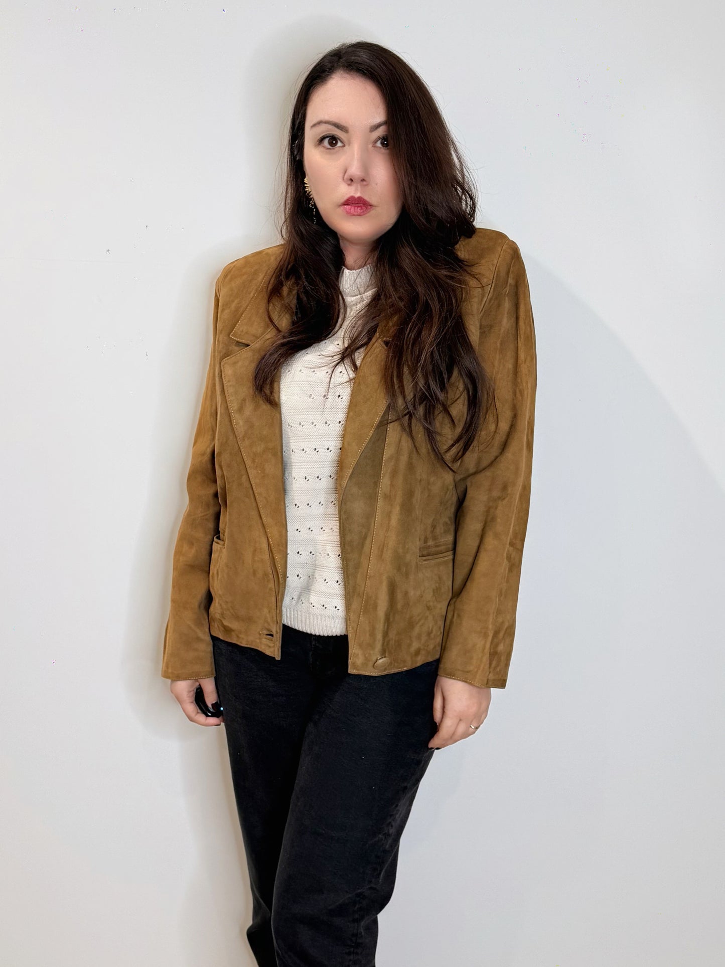 Chiodo in suede
