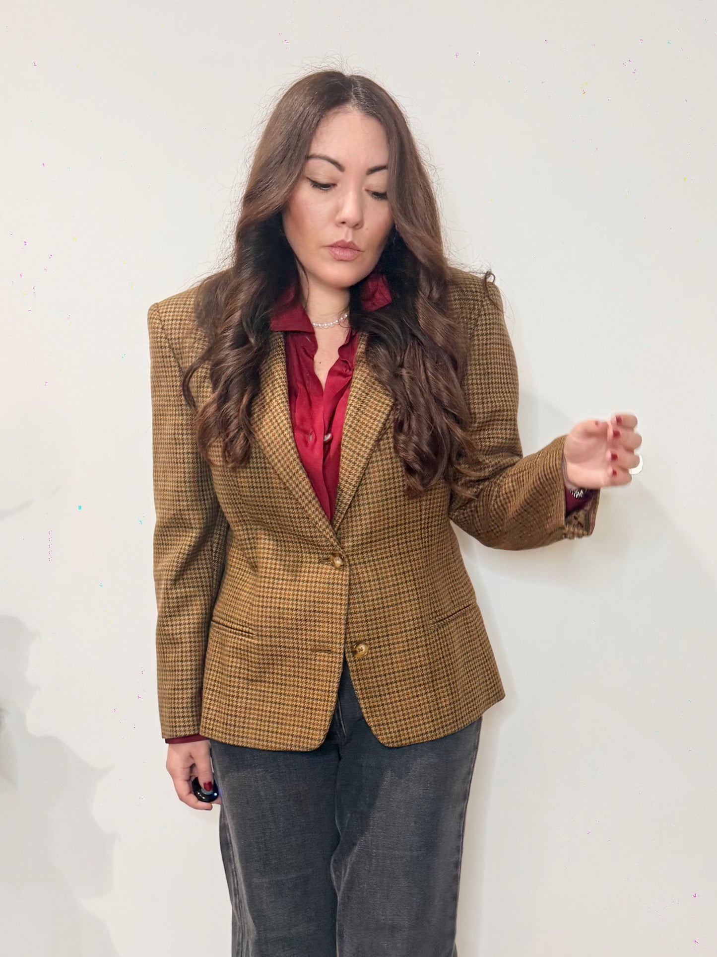 Giacca vintage in pura lana