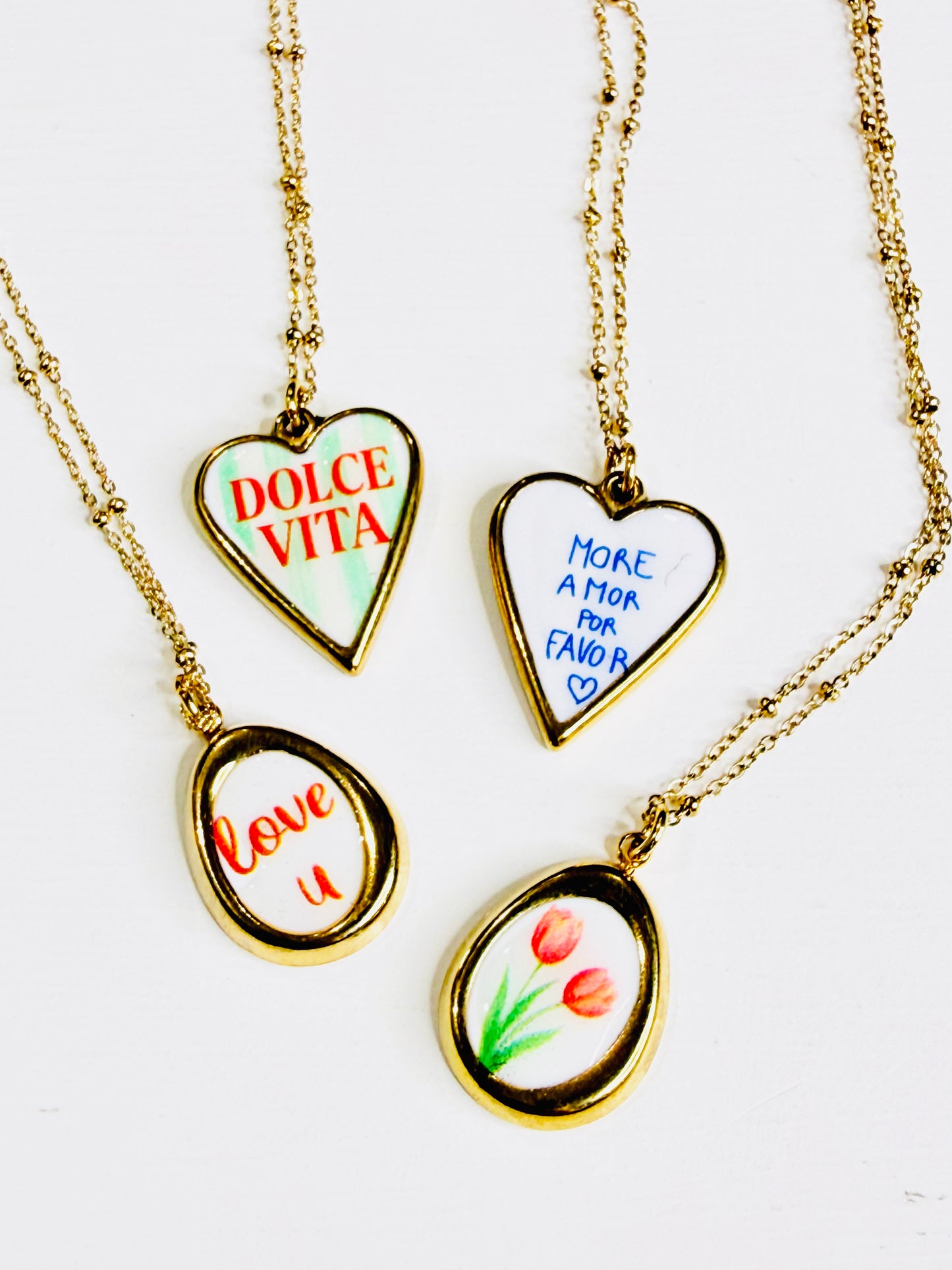 Ciondoli con scritte