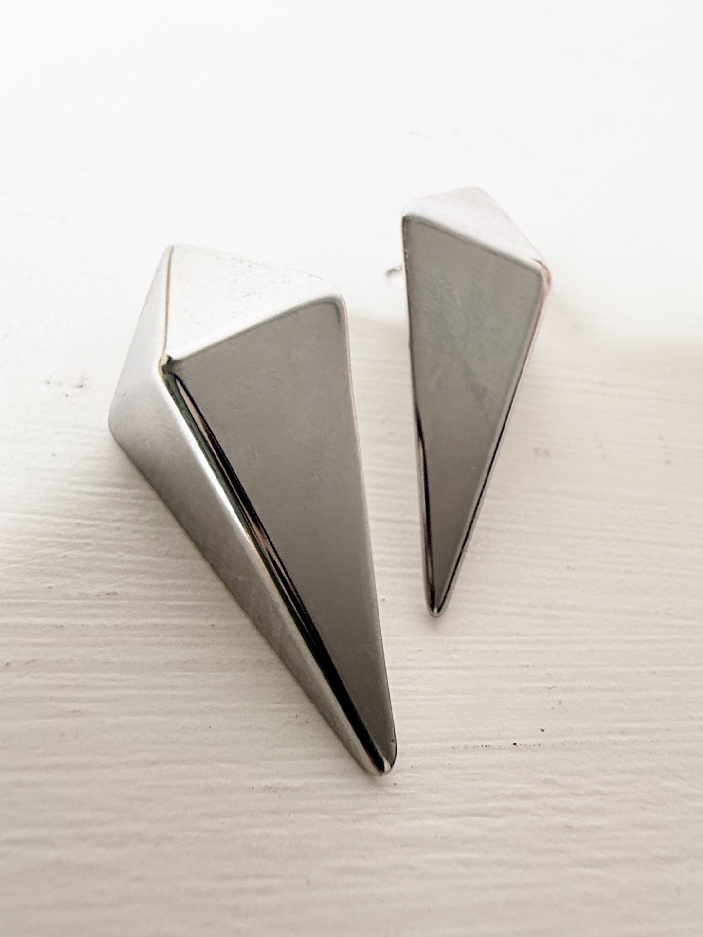 Orecchini rombi silver