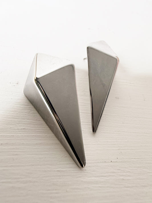 Orecchini rombi silver