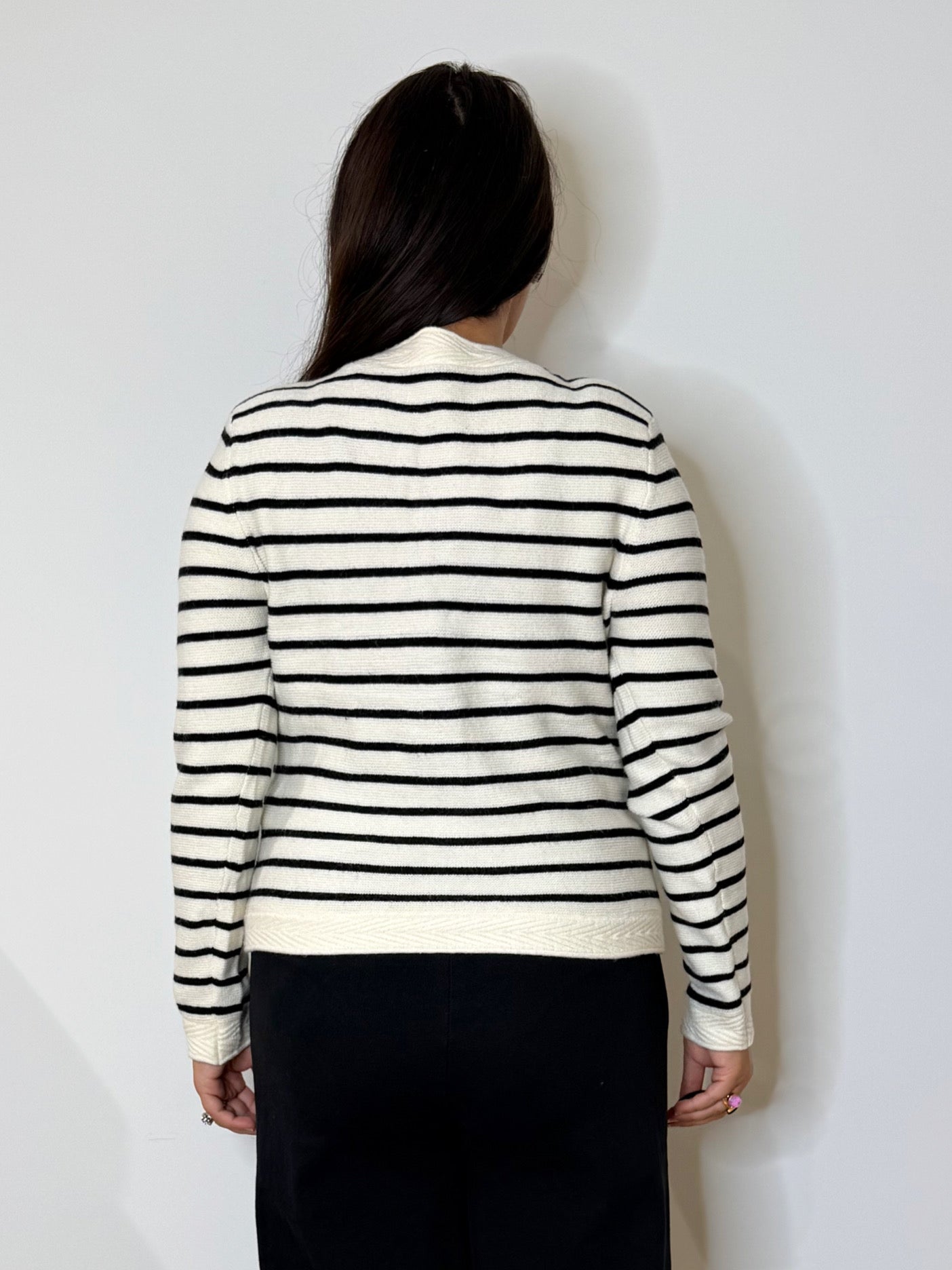 Cardigan a righe