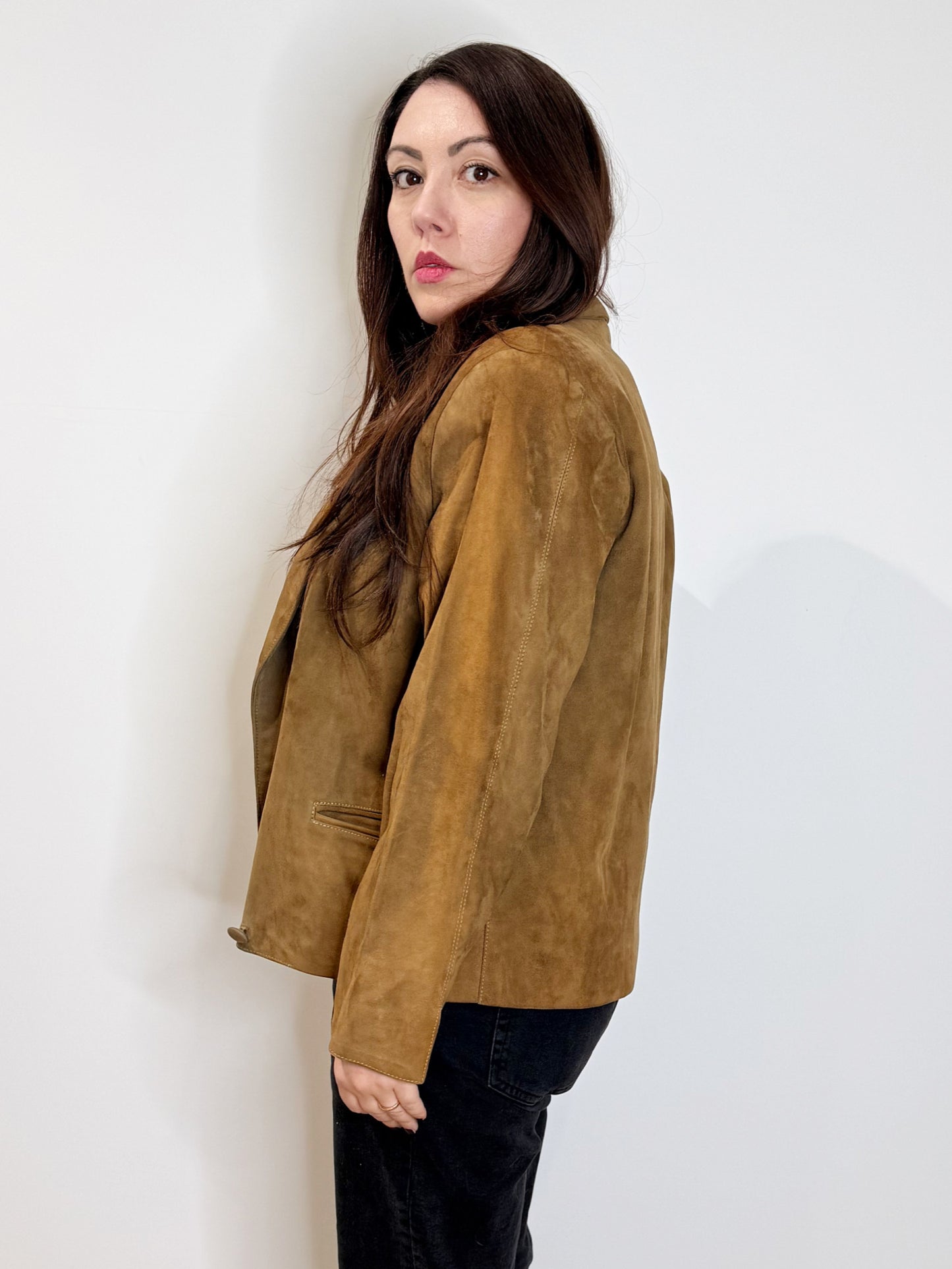 Chiodo in suede