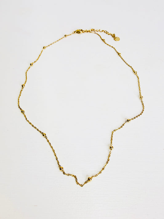 Collana minimal con sfere